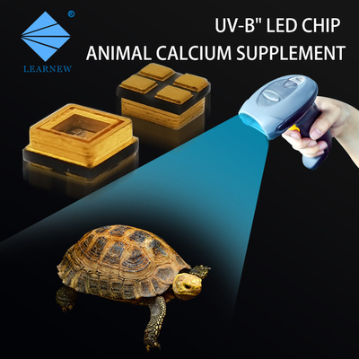 Keramische SMD LED UVB LED CHIP 290nm 300nm 310MN 315nm 3535 Chip Led Voor dierlijk calciumsupplement