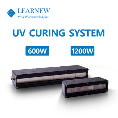 600W 1200W UVA-uithardingssysteem 395nm AC220V Schakelsignaal Waterkoeling Hoog vermogen SMD of COB UV-systeem