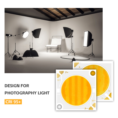 2424 Series 40W 40W Bi Color LED Chip 2800K/6500K CCT 100/110 LM/W 1100MA IF 36V-38V Voor fotografie licht LED chip