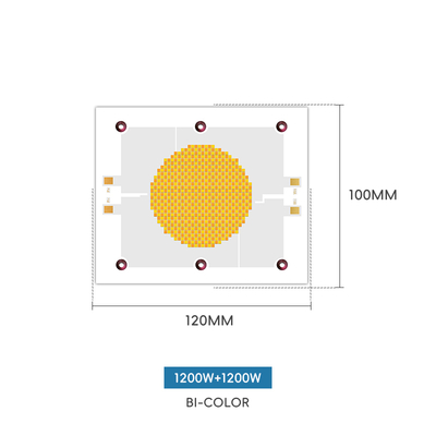 2400W Dual Color COB LED Chip 2700K 6500K CRI 95+ voor fotografie