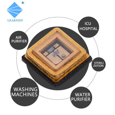 CE-gecertificeerde 270nm 265nm 275nm UVC LED-chip met kwartsglaslens voor waterreiniger
