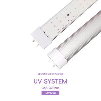 UV LED Fabrikant 365nm 370nm 100W 120W UV Lamp Tanning BED UV LED Fototherapie Oplossing Expert