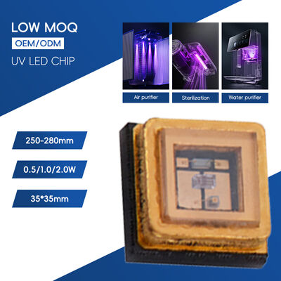 Groothandel Prijs UVC SMD LED 0,5W UV Led Chip 265-285nm UVC LED 3535