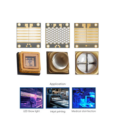 3838-serie medische bruiningsfotometer Uitharden en coaten Lichtgevoelige 340nm 350nm Aangepaste 1w-serie UVB COB LED-chips