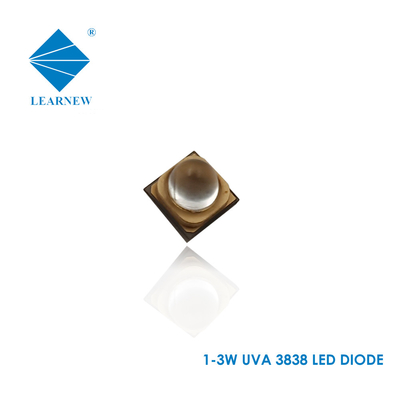 De Lens 3W 3838 Hoge Intensiteit Smd UVA Geleid Chip High Power van het kwartsglas