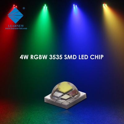 4W High Power SMD3535 RGBW 350mA 620-630nm 520-530nm 460-470nm 3000K Met podiumlichten