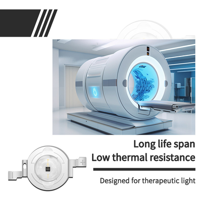 Groothandel 2W 585-590nm 800-810nm LED Chip 950-1100mW 700mA 2,0-2,4V Voor therapeutische lamp