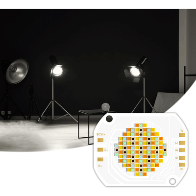 350W RGBCW 3545 RA95 NCSP Technology LED COB met CCT 620nm/460nm/520nm/2700K/6500K