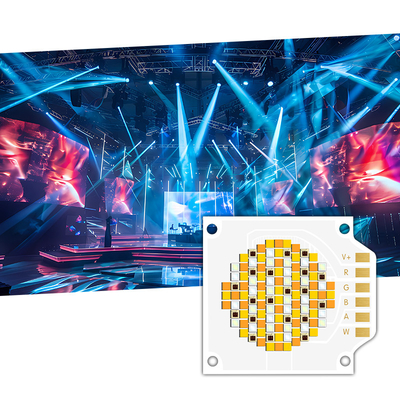 250W VF 24-26V Dimmable 5 Colours RGBCW COB LED Chip met hoge CRI 90RA voor podiumverlichting
