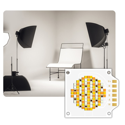250W VF 24-26V Dimmable 5 Colours RGBCW COB LED Chip met hoge CRI 90RA voor podiumverlichting