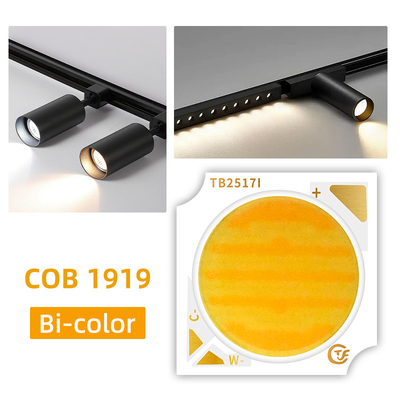 18W 24W 25W 30W Bi Color COB LED 1919 serie met VOLLE grootte 19x19MM en CCT 2800K/6500K