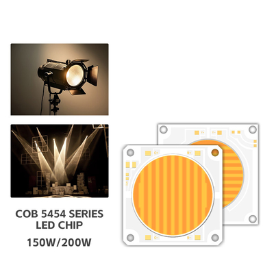 5454 Dimmable 200w 150w Cob Led Chip Dual Color Temperatuur 2700k 6500k 51-53v 57-60v