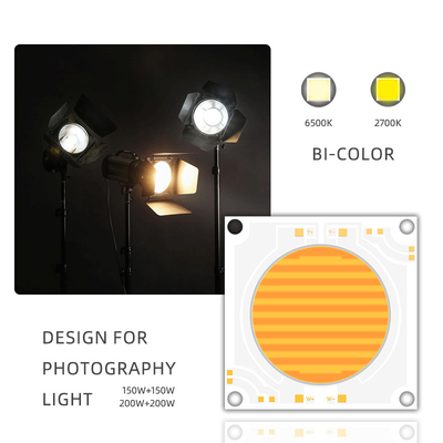 5454 Dimmable 200w 150w Cob Led Chip Dual Color Temperatuur 2700k 6500k 51-53v 57-60v