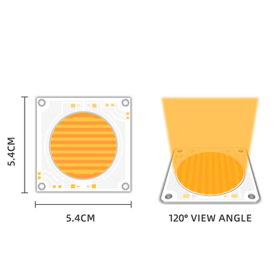 5454 Dimmable 200w 150w Cob Led Chip Dual Color Temperatuur 2700k 6500k 51-53v 57-60v