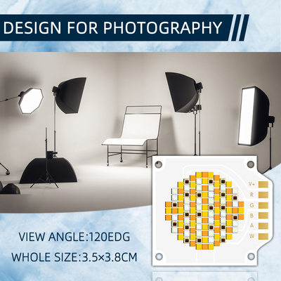 Vijf in één Full Color Cob Led 250W~350W 3538 2700K 6500K RGBCW Led Cob chip 24-26V