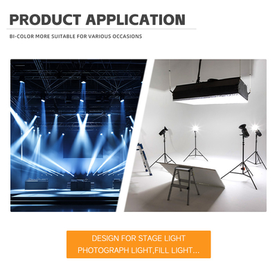 High Power Bi Color 300W 6060 Flip Chip Custom Cob Led Chip Voor commercieel Led Light Stage Light