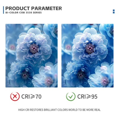 3838 SERIES Bi-Color LED-chips 50W+50W 200W+200W High Power Chip 2700K 6500K Voor fotografie licht