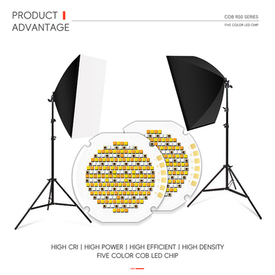 Op maat gemaakte keramische SMD Led R50 chip 2700K 6500K 300W-70W speciale hoek 30 60 90 120 graden IF 1-4A VF 42-46V