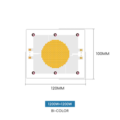 Hoge lumen vermogen rood Warm wit + positief wit 18a-21a 1200w +1200w smd led chip 120*100 COB Chip Fotografie licht