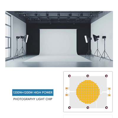 Bi-color LED chip High Power 1200W*2 70-100Lm/W Dual CCT 2700K 6500K Voor fotografie licht 120100