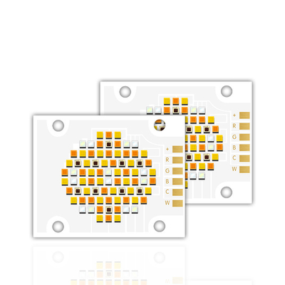 Hoge efficiëntie LED-chip 4050 Grootte 2700k 6500k 180w Vijfkleurige COB LED-chips