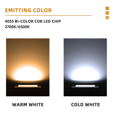 2700k 6500k Hoogte-efficiëntie 200w 4055 Wit SMD LED chip Warm witte emissie hoog lichtgevend