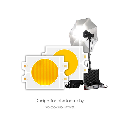 Dimming 72V 75V Dual Color 300W+300W Constant Spanning COB LED 4055 Bi Color 2700k 6500k 95ra Led voor spoorlamp