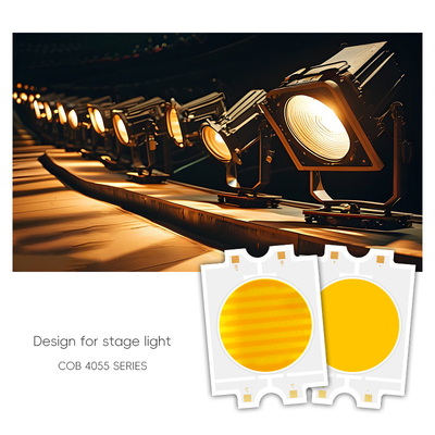 Constante Spanning DC 75V Dual Color LED COB 4055 Bi Color 2700K+6500K High Power 300W COB LED