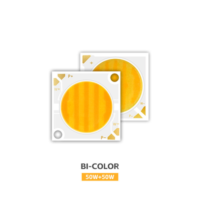 COB LED Chip 2800k / 6500k CCT High CRI RA95 COB LED Chips R21mm 40W+40W 100-110lm/w 1.1A 36-38V voor podiumverlichting