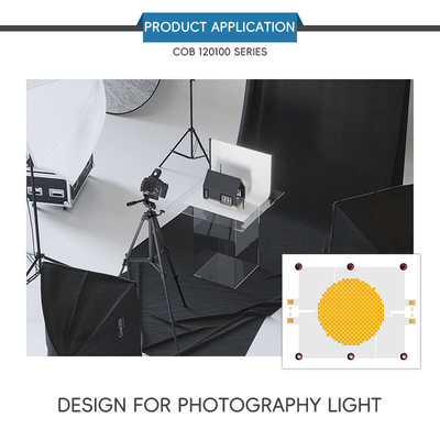 2400W COB Bi-Color 2700K 6500K CCT Hoog vermogen 1200W+1200W COB 120mm*100mm LED-chipmodule CRI 95+ voor fotografieverlichting