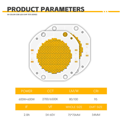 600W RGBWW Flip Chip Factory Customization High Out Put Cob LED -chip