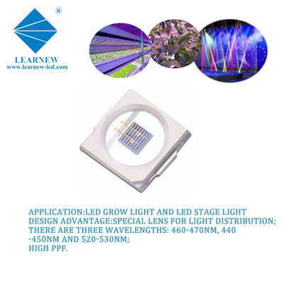 1W SMD 3030 Blauwe LED Grow Light Chip 440-470nm 300mA 3,0-3,4 V