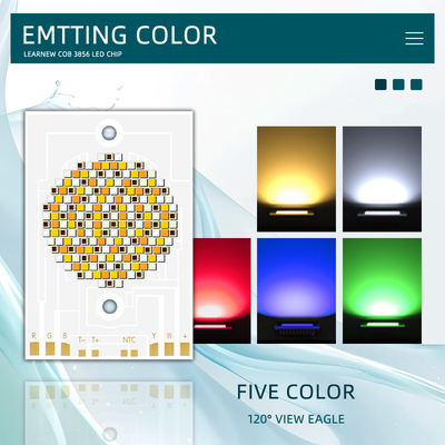 300W 500W COB LED-chip 110LM/W RGBCW voor fotograflampen