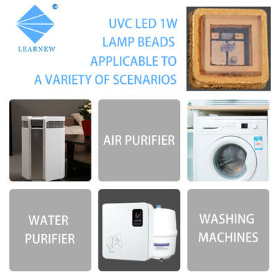 CE-gecertificeerde 270nm 265nm 275nm UVC LED-chip met kwartsglaslens voor waterreiniger