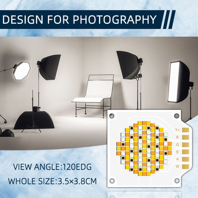 Hoge kwaliteit RGBWW 3538 COB LED-chip met 2 jaar garantie, 24-26V ingangsspanning en 10.000 werkuren voor LED-podiumverlichting