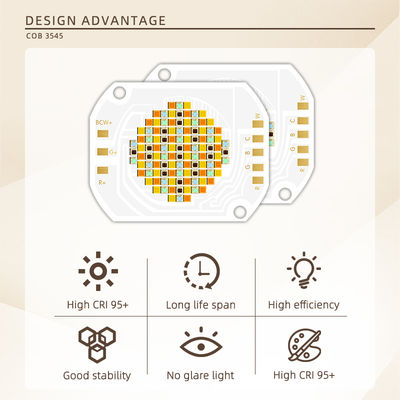 350W COB LED-chip 2700K-6500K RGBCW Volledige Kleur Afstembaar met 120° Kijkhoek voor Podium- en Fotografieverlichting