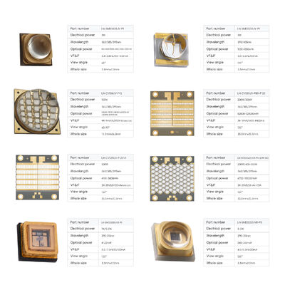 290-310nm 4-5V UVB LED-chip met 2 jaar garantie voor fototherapie en UV-uitharding