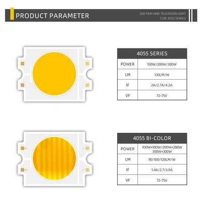 DIMBARE 4055 COB LED CHIP TWEE KLEUREN TWEETINT CCT CRI95 600W 2700-6500K 40000LM DOWNLIGHTS FOTOGRAFISCHE LAMPEN COB CHIP