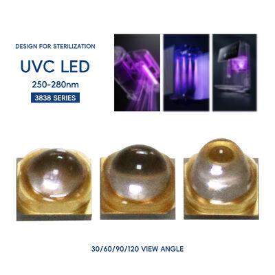 UV-LED 270nm 3838 254nm UV-Leds High Power UV UVC LED UV-C LED 265nm UVC LED 270nm UV-C LED 1W 3W