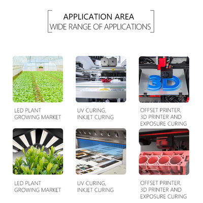 Nieuwe UV LED Lamp Kraal UVA SMD6868 LED Chip R5.0MM 365nm 385nm 395nm 10W Fabrieksdirect voor 3D Printer Plantengroei Desinfectie