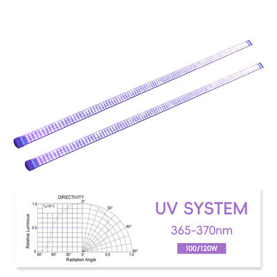 Nieuwe Producten LED UV Buis 120W UV UVA Uithardingsbuis 365nm 100W 1500mm AC Buis IP20 Printen LED UV Laatste Technologie