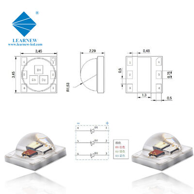 Hoogwaardige LED-chipfabrikanten leveren 3535 SMD LED voor LED-podiumverlichting