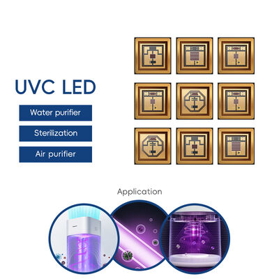 UV UVC 3535 Pakket 265nm SMD Hoge Prestaties SMD 100mA 150mA UVC LED Diode 1W 255nm 275nm Water Luchtzuivering
