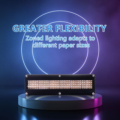 Lange levensduur AC220V 1200W UV LED-systeem 395nm 310mm Lange drukmachines 12w/cm2 0-12V Dimming Offset Printer