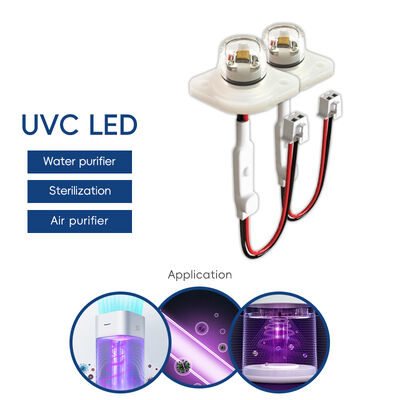 Hoge efficiëntie ECO Prijs UV UV-C DC12V UVC 275nm LED-module 0.5W 40mA IP68 DC24V Waterluchtzuiver 6-10mW