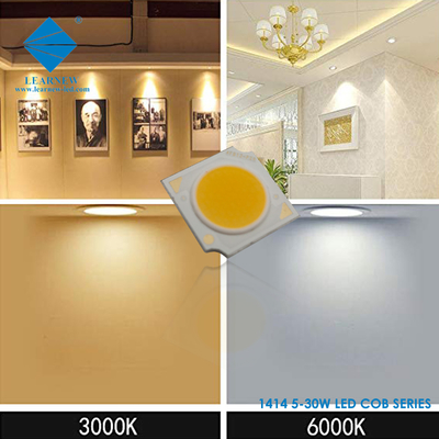 1414 Series COB LED-chips 3W 5W 9W 15W 2700K 6500K 120-140lm/W R11mm Voor LED-spotlights