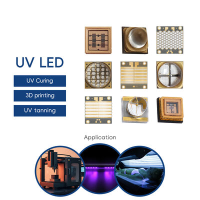 290nm UVB LED Chip 0.5W Power with 120° Beam Angle for Medical Treatment Equipment