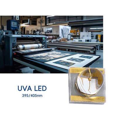 High Power UV LED Chip 3535 3W 395nm 405nm UV-licht hoge intensiteit voor het helen van lijm en sterilisatieapparatuur 120 graden balk