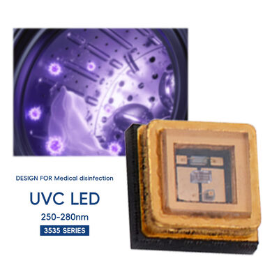 High Power UVC 3535 LED Chip 1W 5-7V 250nm 260nm 270nm 280nm Light Lamp Diode Bead voor Curing