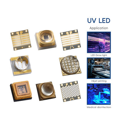 Industrieel hoogwaardige UVA-LED-chip 395nm 125W UV-licht lage hitte 4-7V Ra95 120 straalhoek 3D-printer Harsverharding
